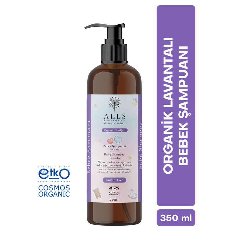 Alls Biocosmetics Organic Lavender Baby Shampoo 350 ml