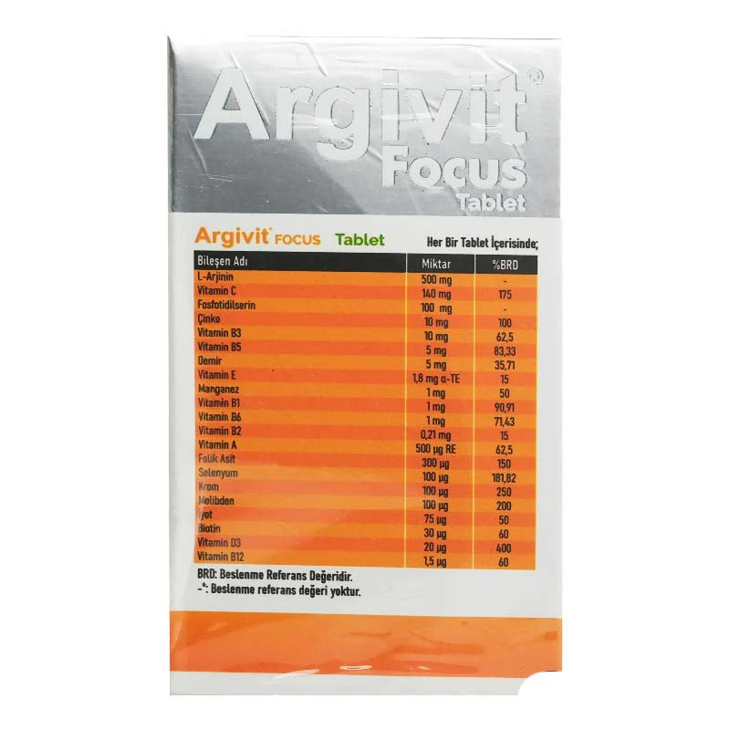 Argivit Focus Tabletten für Jugendliche - 30 Stück