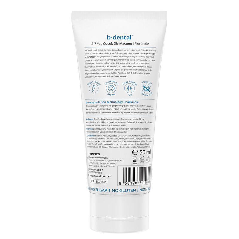 b-good b-dental fluoridfreie Kinderzahnpasta 50ml