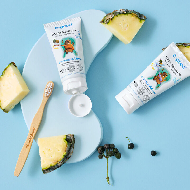 b-good b-dental fluoridfreie Ananas-Zahnpasta 50ml