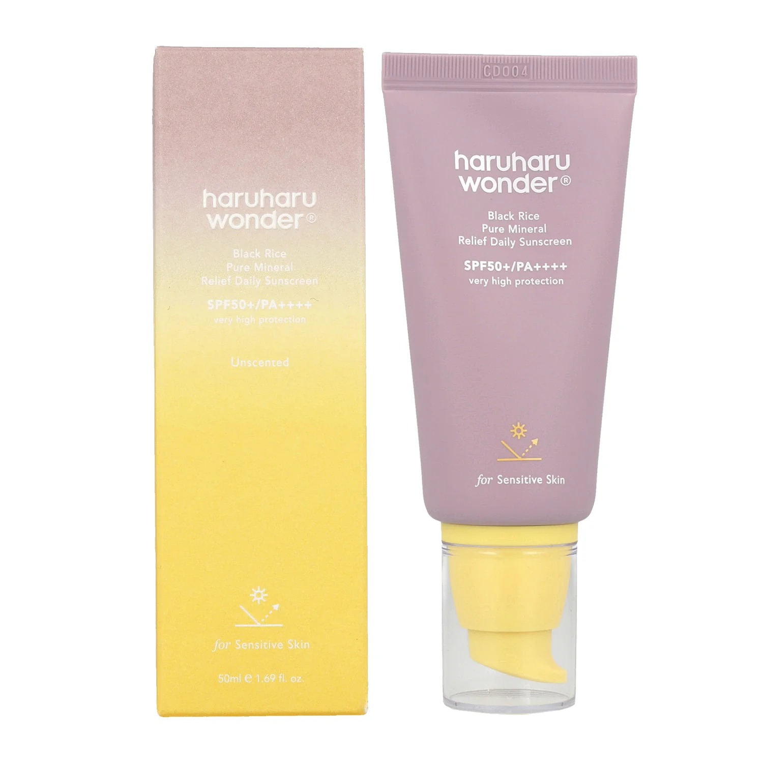 Haruharu Wonder Black Rice Pure Mineral Relief Spf50 + Daily Sunscreen 50 ml