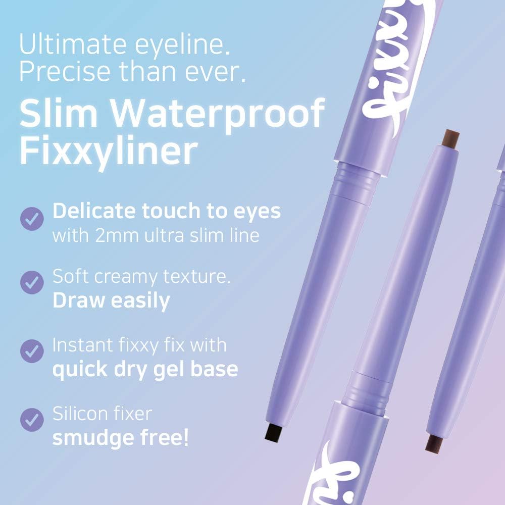 Beach Sea Brown 02 Waterproof Slim Liquid Eyeliner