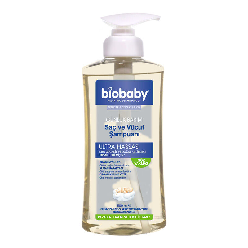 Biobaby Baby Shampoo (hair And Body) 500 ml