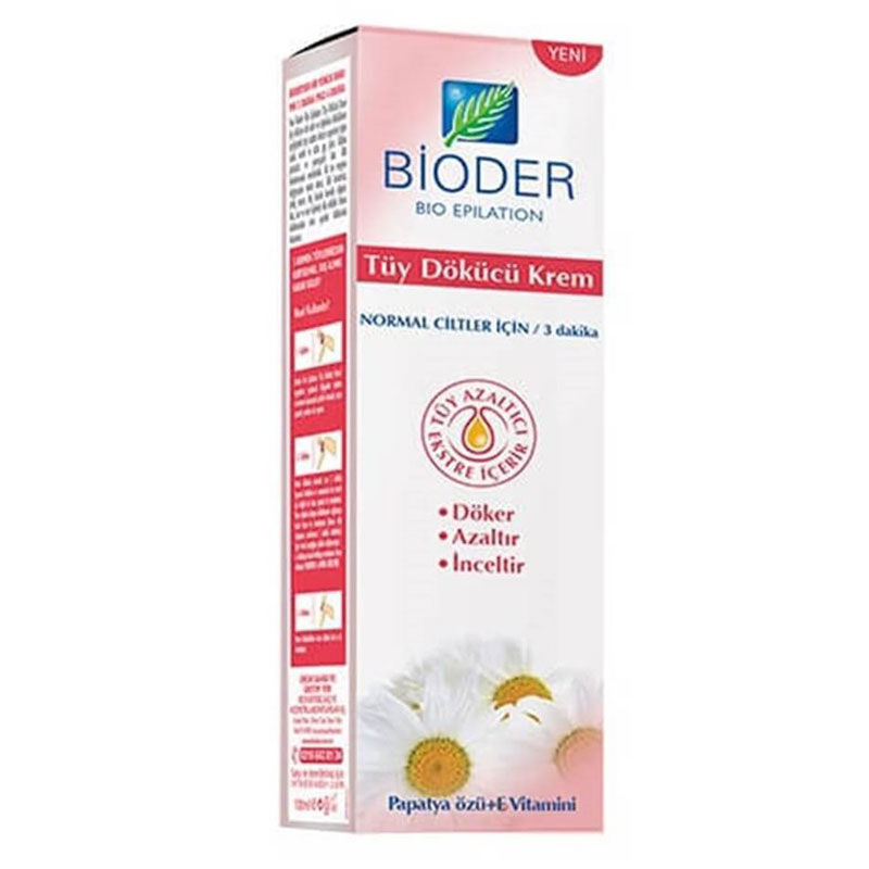 Bioder Hair Removal Cream For Normal Skin 100 ml