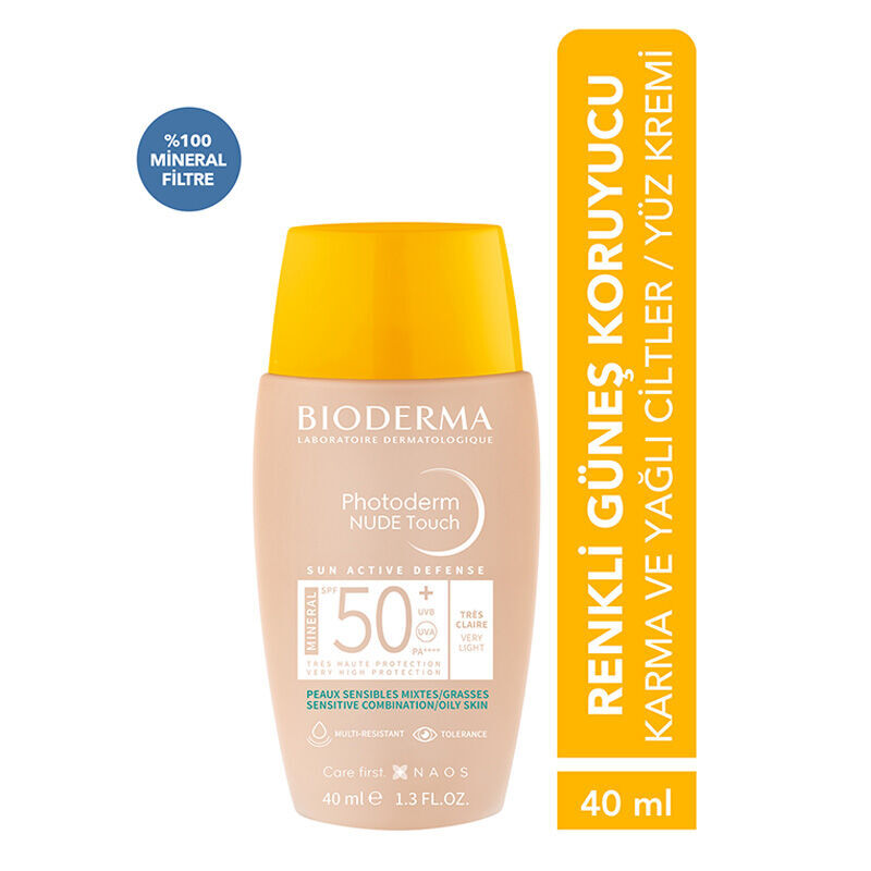 Bioderma Photoderm Nude Touch SPF50+ Very Light 40 ml