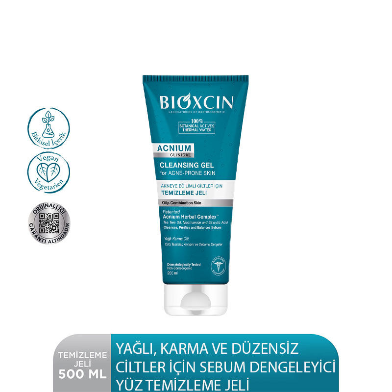 Гель для умывания Bioxcin Acnium для кожи, склонной к акне, 200 мл