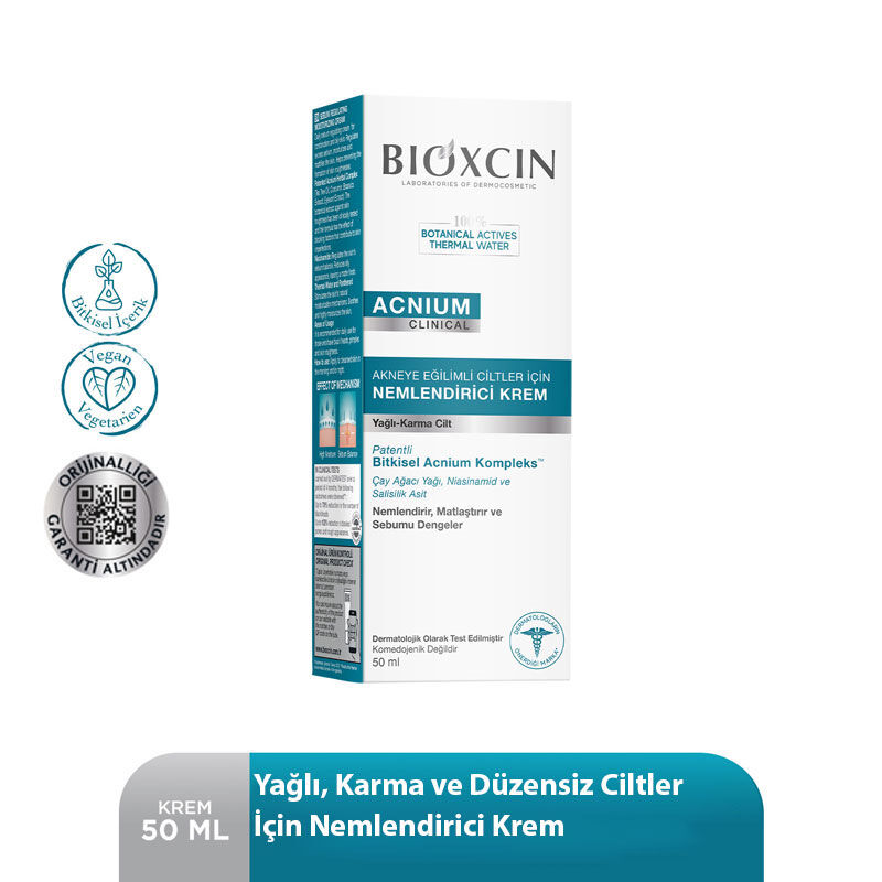 Bioxcin Acnium Sebum Balancing Moisturizing Cream 50 ml