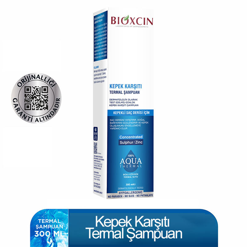 Bioxcin Aqua Thermal Anti Dandruff Shampoo 300 ml