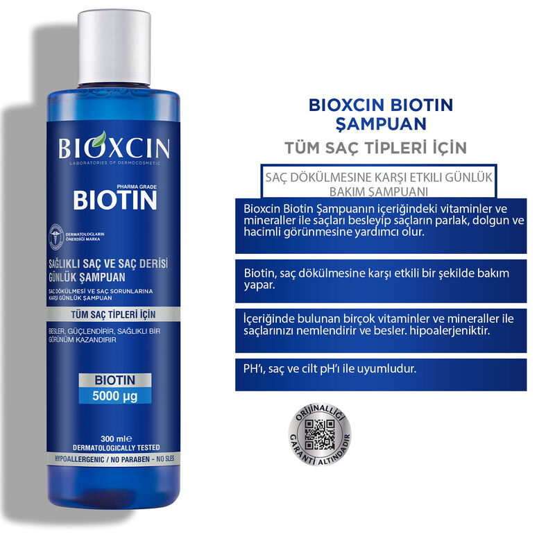 Bioxcin Biotin Shampoo 300 ml