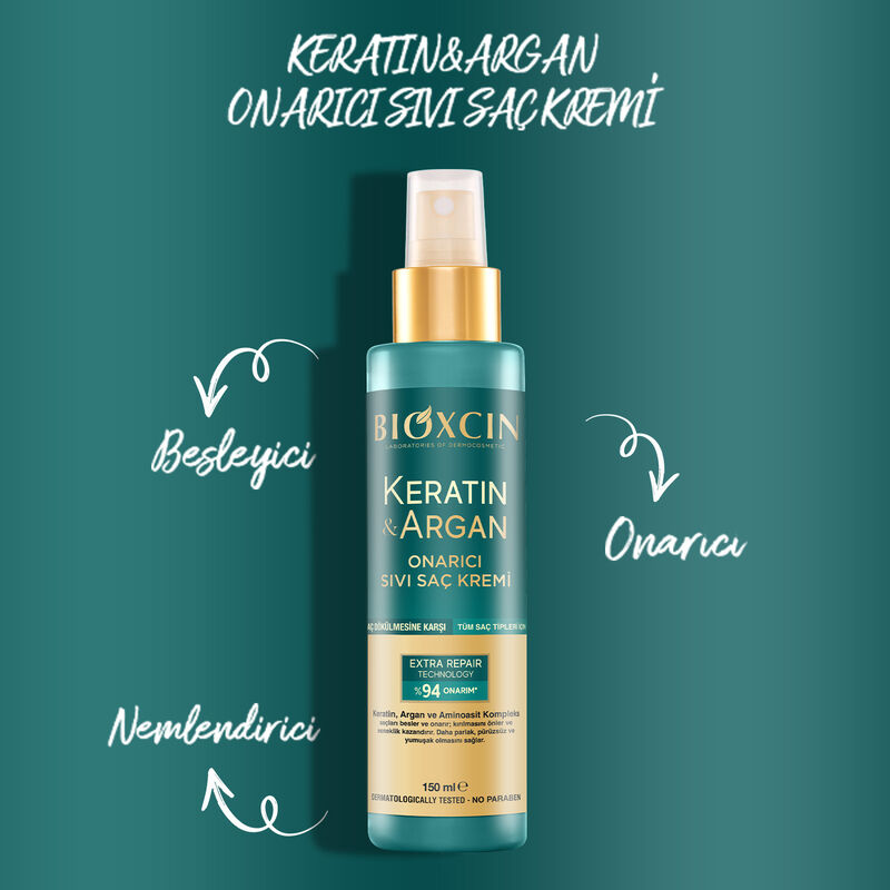 Bioxcin Keratin And Argan Repair Liquid Conditioner 150 ml