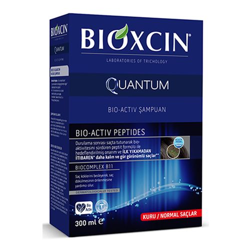 Bioxcin شامبو بيوكسين كوانتم المضاد لتساقط الشعر للشعر الجاف إلى العادي 300 مل