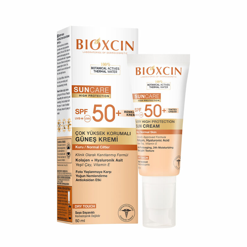 Bioxcin Sun Care Very High Protection Tinted Sunscreen For Dry Skin Spf 50+ 50 ml