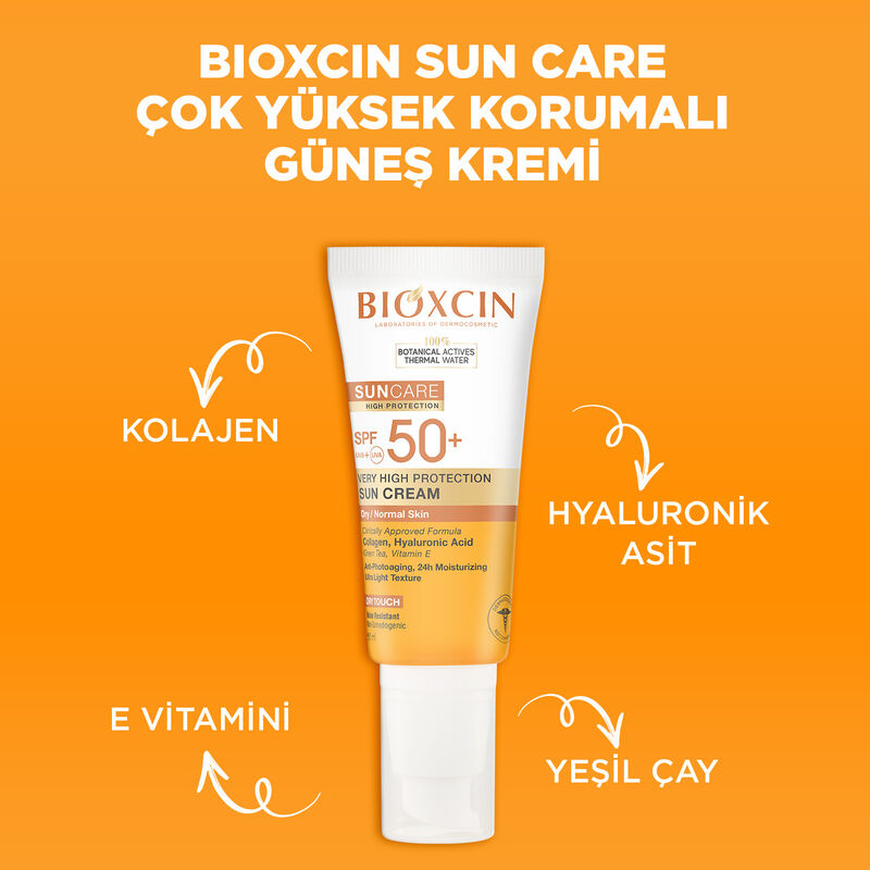 Bioxcin Sun Care Very High Protection Sunscreen For Dry Skin Spf 50+ 50 ml