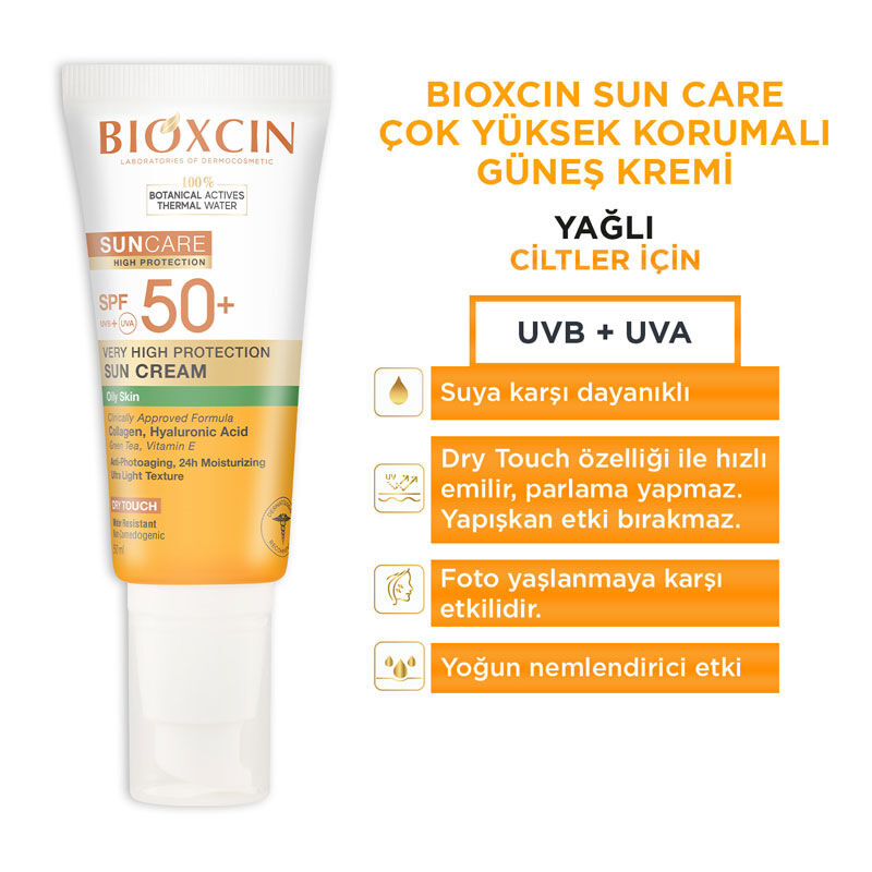 Bioxcin Sun Care Very High Protection Sunscreen For Oily Skin Spf 50+ 50 ml