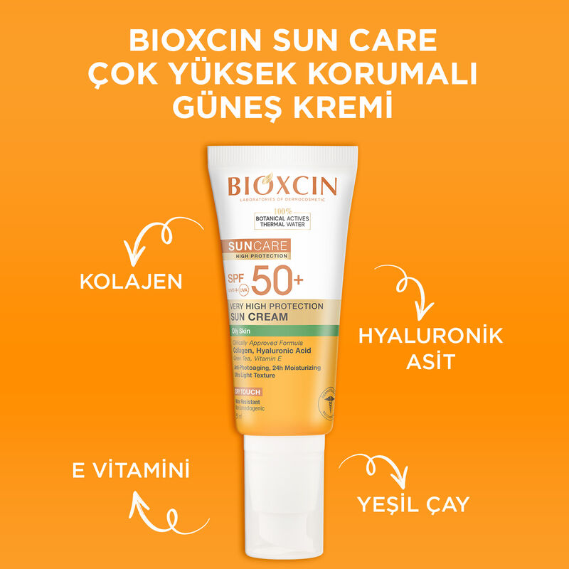 Bioxcin Sun Care Very High Protection Sunscreen For Oily Skin Spf 50+ 50 ml