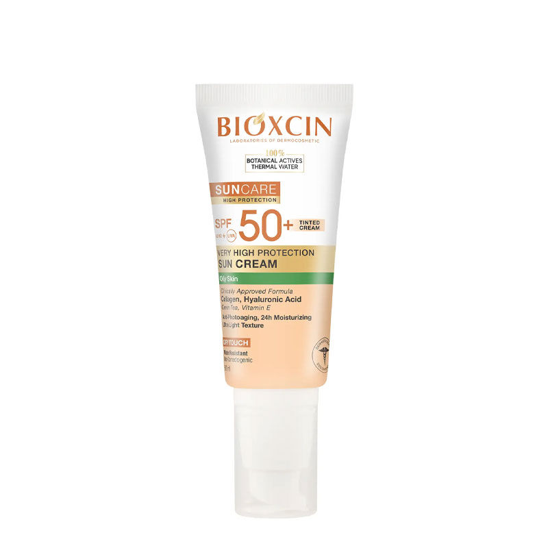 Биоксин Солнцезащитный Тональный Крем Для Жирной Кожи SPF 50+