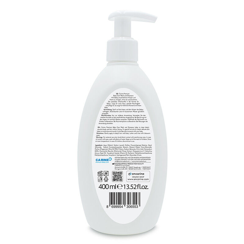 Carine 2 in 1 baby Hair And Body Shampoo 400 ml