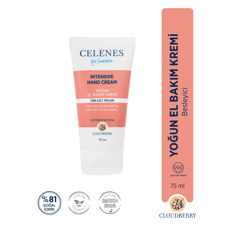 Celenes By Sweden Cloudberry Intensive Hand Care Cream 75 ml