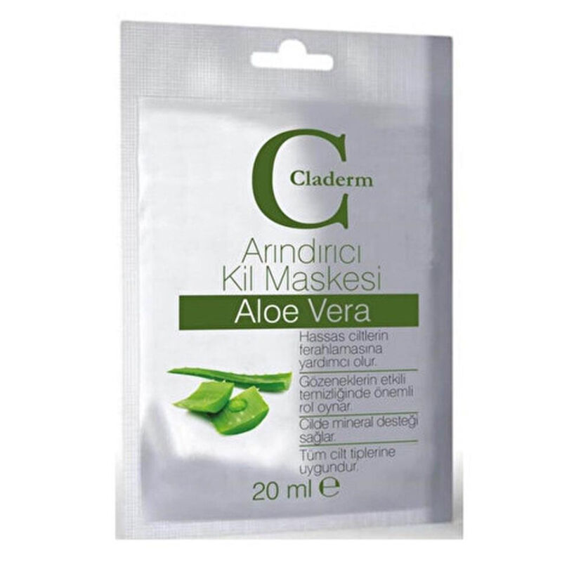 Claderm Purifying Clay Mask With Aloe Vera 20 ml