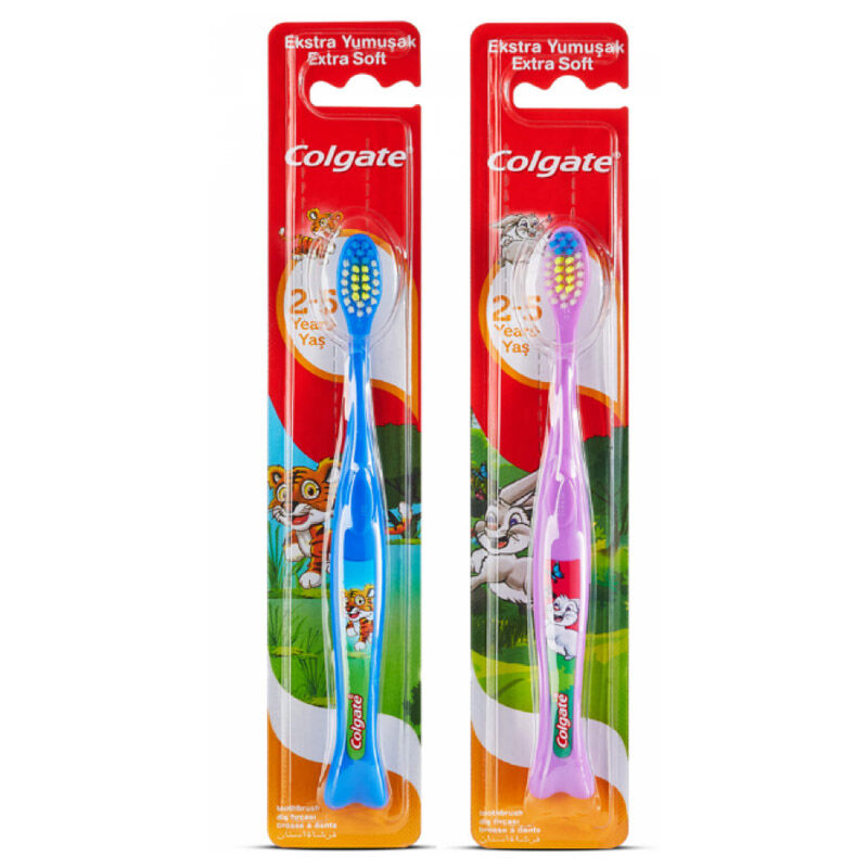 Colgate Extra Weiche Kinderzahnbürste für 2
