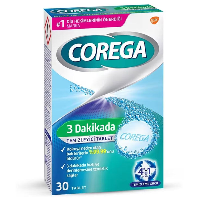 Corega Denture Cleaner Tablet (30 tablets)