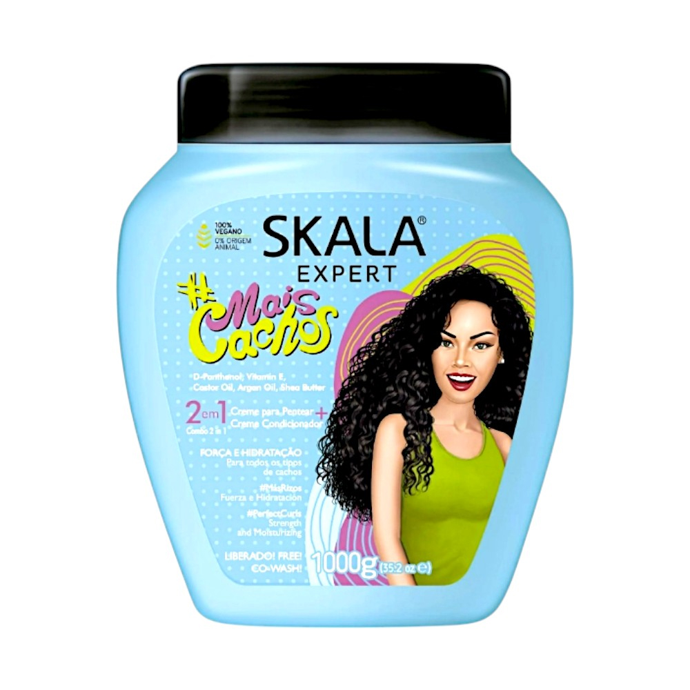 Scala Hair Cream and Balm for Strengthening and Moisturizing All Types of Curly Hair, 1000g