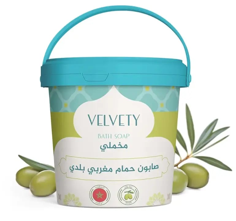 Moroccan Bath Soap with Olive Oil from Mukhmali 1 kg