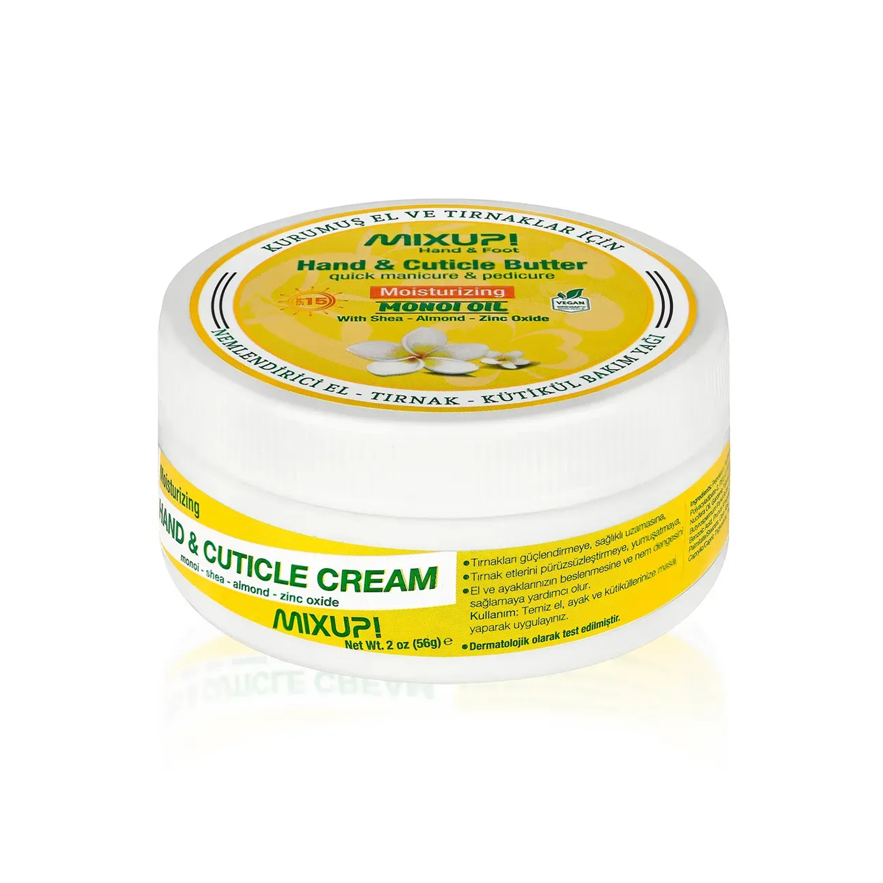 Mixup Hand And Cuticle Butter Moisturizing Monoi Oil 56 g