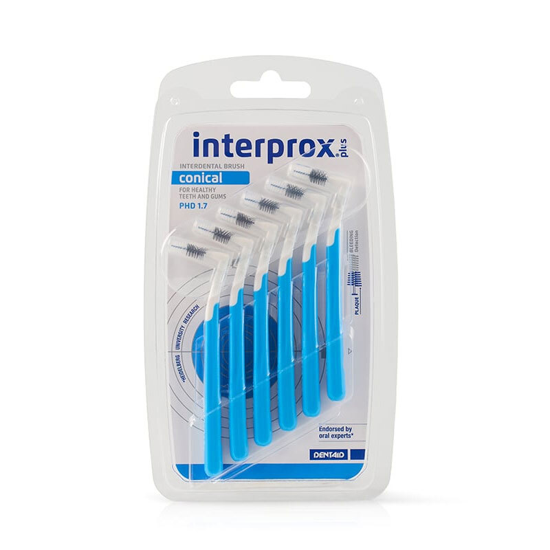 Dentaid Interprox Plus 2 g Conical Blister 6 pcs - Blue