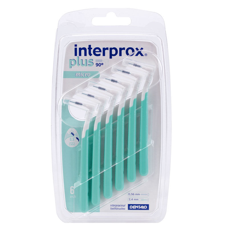 Dentaid Interprox Plus 2 g Micro Blister 6 pcs - Green - Interface Brush