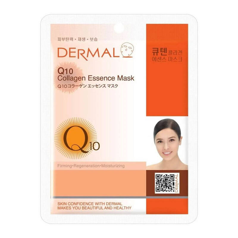 Маска для лица с коллагеном, коэнзимом Q10 и витамином E от Dermal