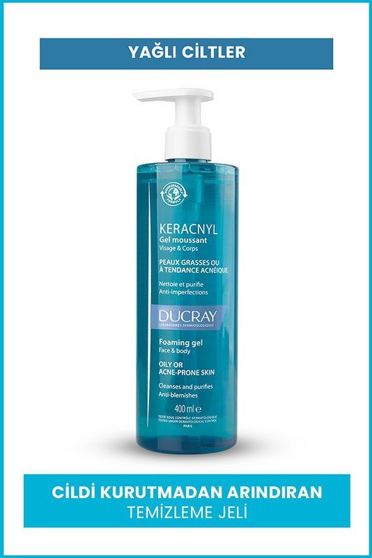 Ducray Keracnyl Cleansing Gel for Oily Skin 400 ml
