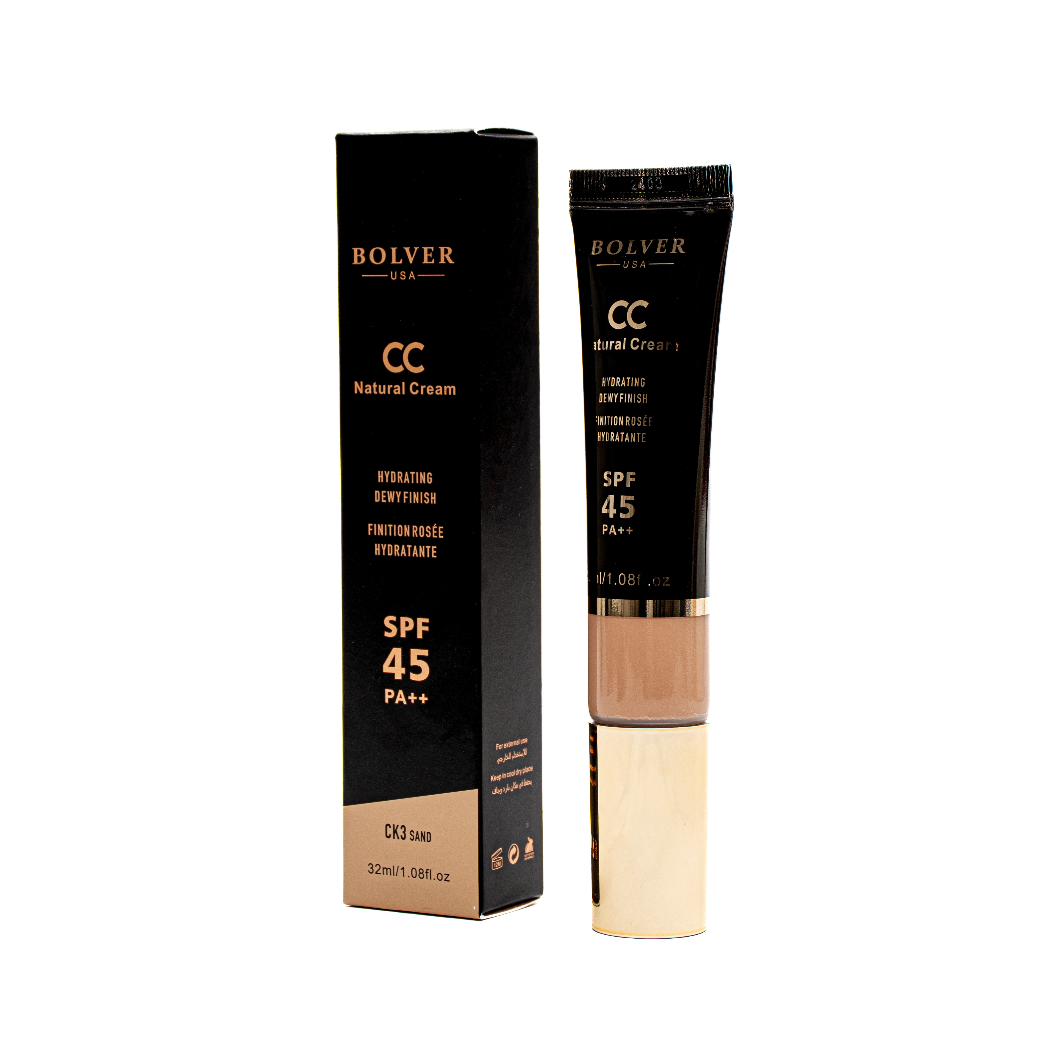 Colored CC Cream with SPF 45 from Polvir 32 ml CK3