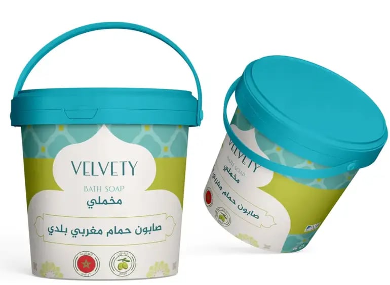Moroccan Bath Soap with Olive Oil from Mukhmali 1 kg