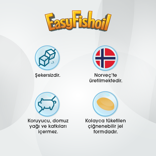 Easyvit Easyfishoil Beta Glucan 30 chewable Gel Form