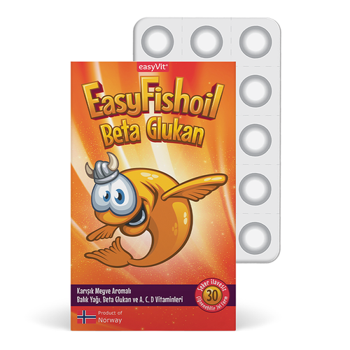 Easyvit Easyfishoil Beta Glucan 30 chewable Gel Form