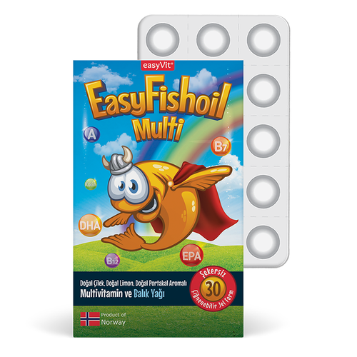 Easyvit Easyfishoil Multi Chewable Tablets 30 pcs