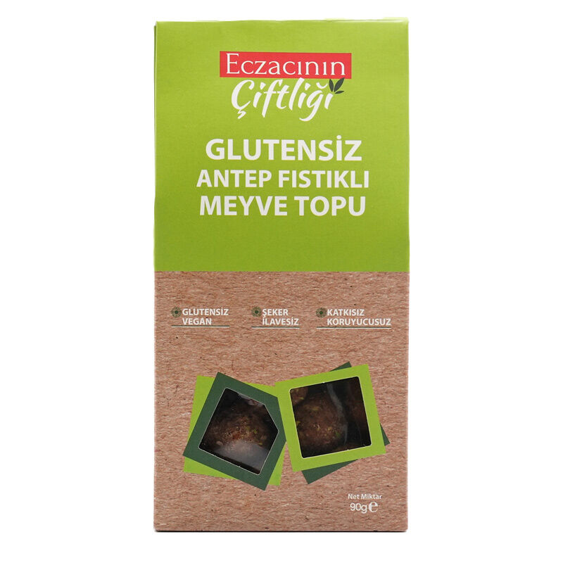 Eczacının Çiftliği Gluten-free Pistachio Fruit Ball 90 gr