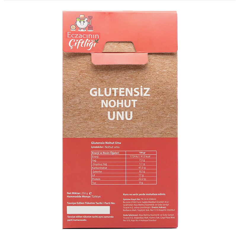 Мука из нута без глютена 250 г от Eczacının Çiftliği