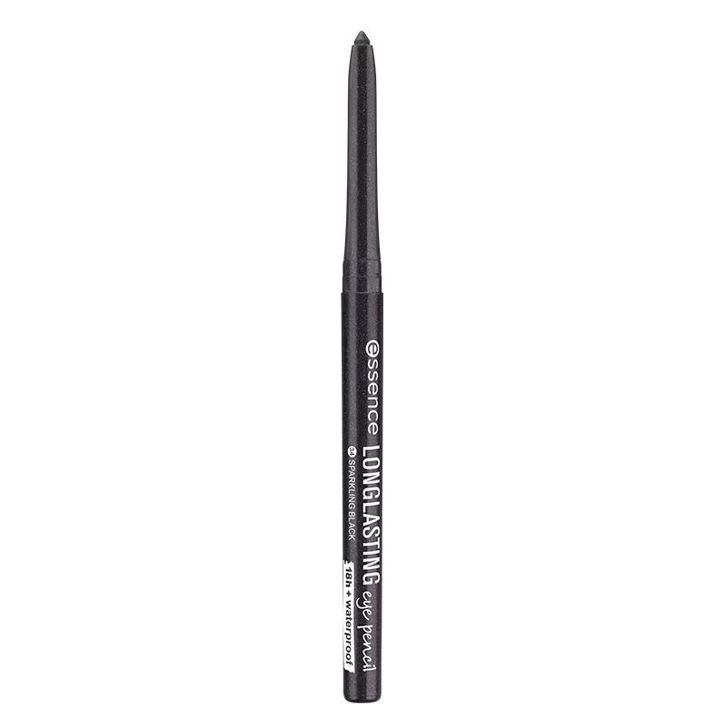 Essence Longlasting Eye Pencil 01 Black Fever - Smudge-Proof, Bold Color