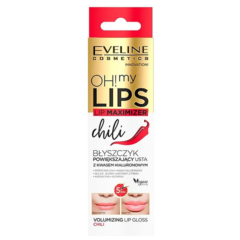 Eveline Cosmetics ملمع شفاه أوه ماي ليبس من إيفلين كوزمتكس، 4.5 مل، لون الفلفل الحار