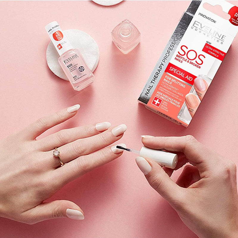 Кондиционер для ногтей Eveline Cosmetics Sos Nails Мультивитаминный 12 мл
