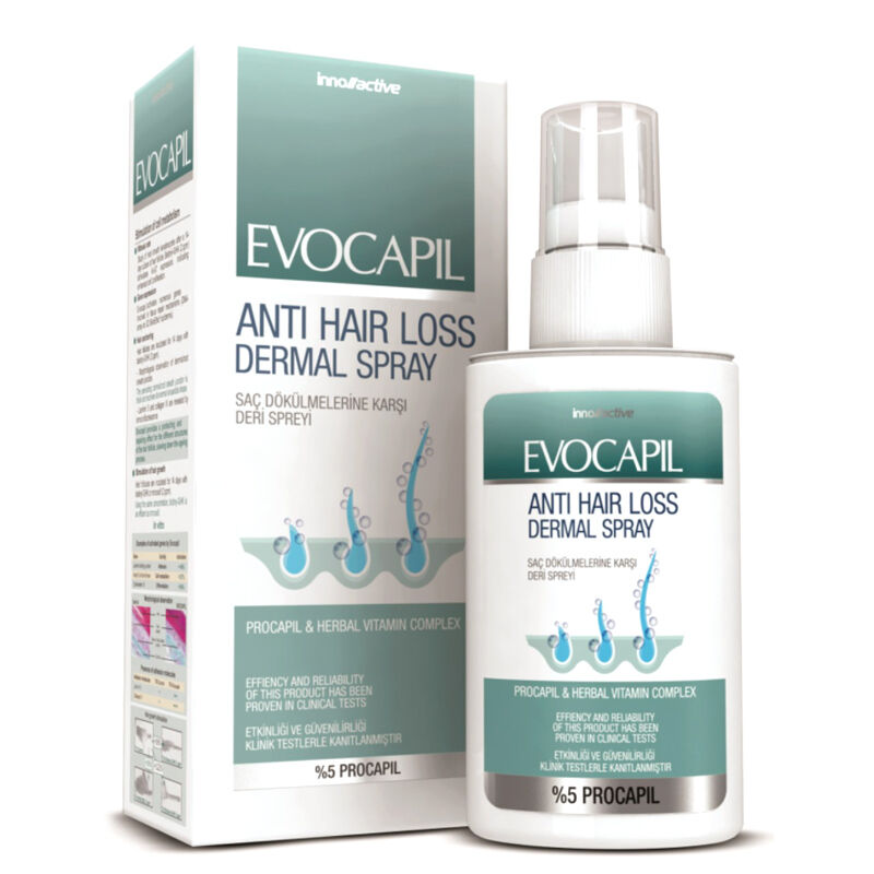 Evocapil بخاخ إيفوكابيل لعلاج تساقط الشعر، 60 مل
