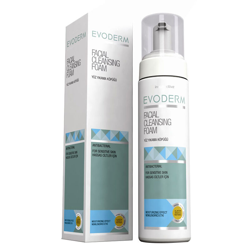 Evoderm Facial Face Cleansing Foam 200 ml