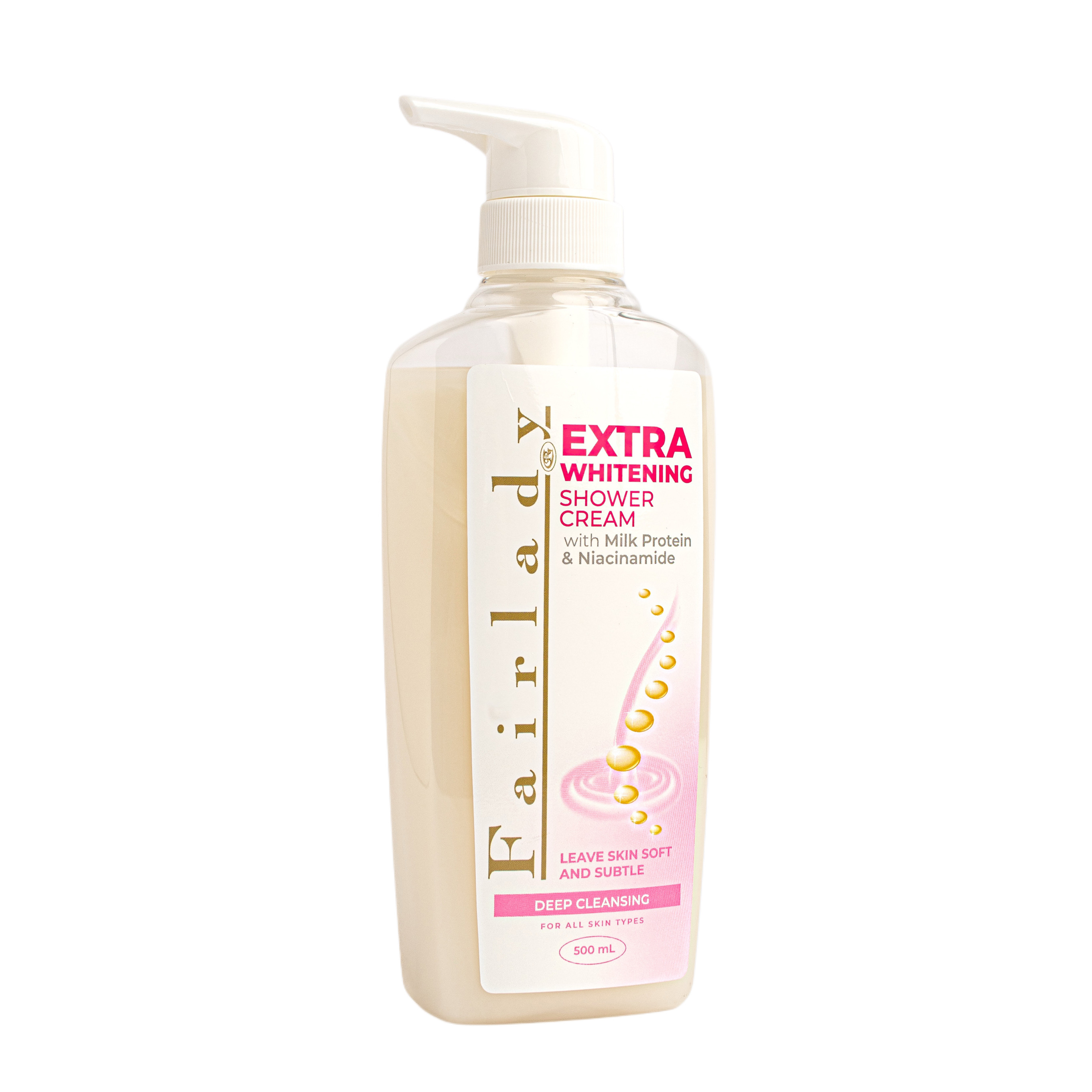 Fair Lady Intensive Whitening Shower Cream with Niacinamide and Milk Protein 500 ml