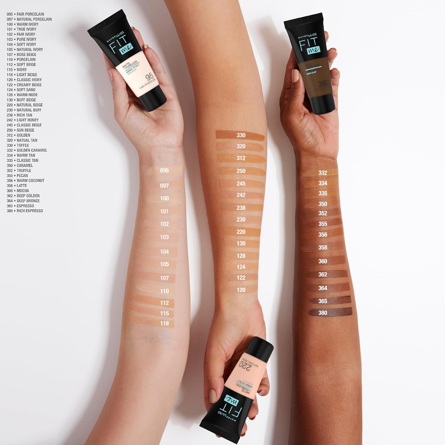 Maybelline Fit Me Matte+Poreless Foundation 120 für ölige Haut