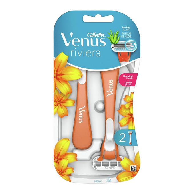 Gillette Venus Riviera Disposable Women's Razor 2 pack