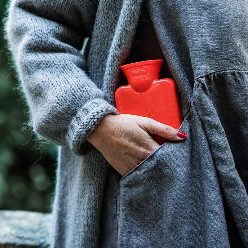 Fashy Termofor Pocket Model Hot Water Bag - Red 0,3 l