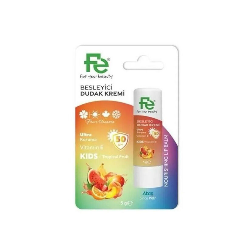 Fe Kids Nourishing Lip Balm Spf50 tropical Fruit 5 gr