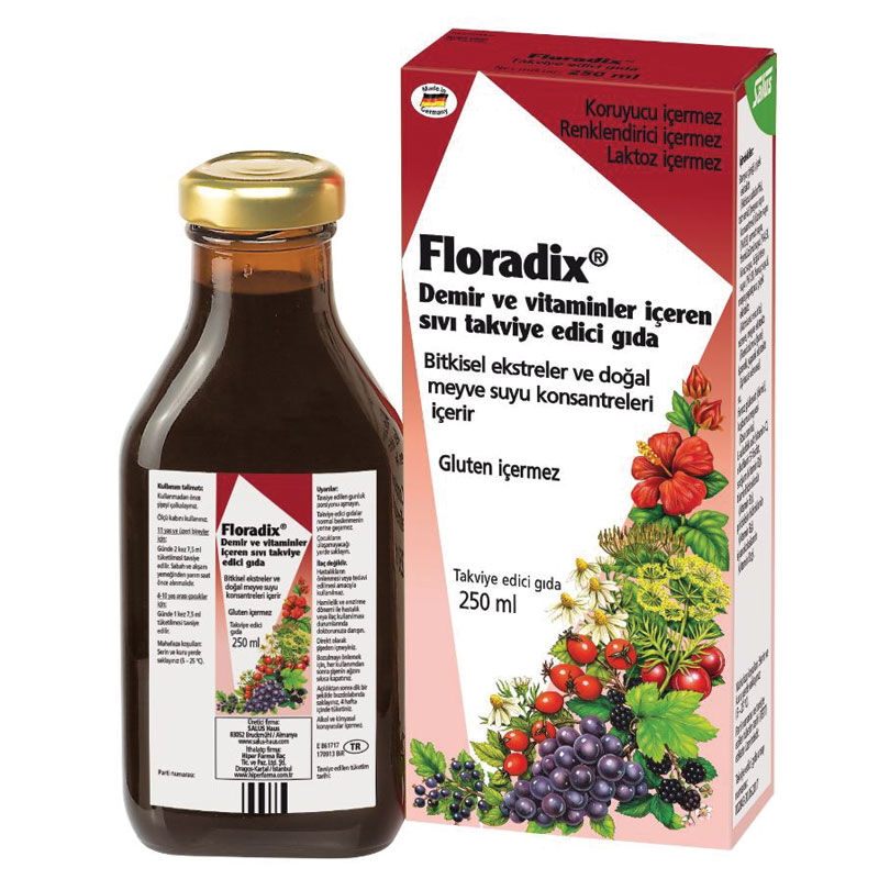 Floradix Liquid Iron And Vitamin Formula 250 ml